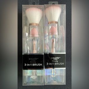 3 in 1 make up brush equate